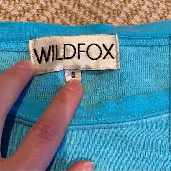 ๐ฆ WILDFOX COUTURE BLUE CREW - Picture 5 of 8